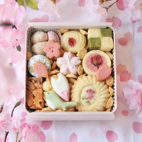卒入学のお祝いに＊桜のクッキー缶🌸【お届けまで3週間】