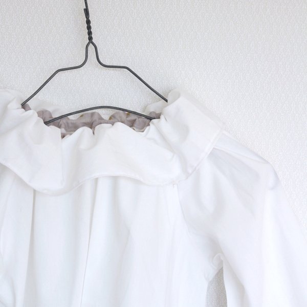 kids white blouse -cotton lawn-   100.90