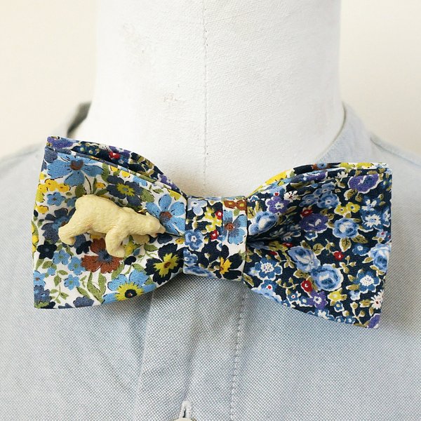 Polar bear-BOWTIE(flower print) [蝶ネクタイ]