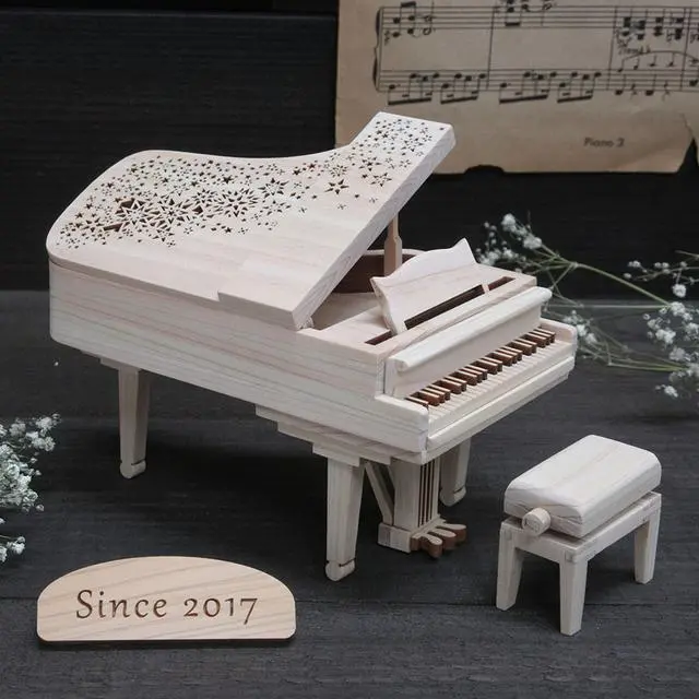ひのきのピアノ　～星影～ 　【プレート付き】