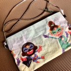 作品スマホショルダー　スマホ　財布👛カードケース