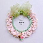 作品【New!!】tulip pink ダブルフリルレース首輪  [wf-149] ¥2500 / 4.21 SUN 21:00〜