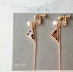 作品❬数量限定❭レオパードイヤリング(ノンホールピアス・イヤリング・ピアス)