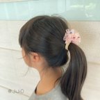 作品ポンポンヘアゴム