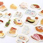 作品フレークシールミニ vol.2『BREAKFAST』｜Flake sticker mini