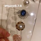 作品コンチョ付きiPhone6.7.8ケース