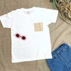 作品Tシャツ シンプル　カジュアル ファッション　リンクコーデ　誕生日 プレゼント ギフト 夏 海 山　キャンプ　BBQ　アウトドア　公園　子供服 140 女の子　男の子
