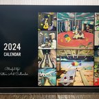 作品2024年版卓上カレンダー(ブラック)