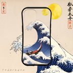 作品浮世絵風イラストグリップケース　iPhone各機種対応