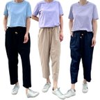 作品【2枚セット夏の福袋】大活躍してくれるリラックスパンツ＋冷感Tシャツの2点セット（カラー・サイズ選択自由）