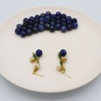 作品blueberryピアス（sodalite）