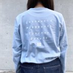 作品【Sサイズ】『憧れの地アイスランド』ロンT 長袖Tシャツ　背中デザイン