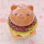 作品くまちゃんʕ•ᴥ•ʔバーガークリームケース(小物入れ)