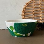 作品 iittala × marimekko Primavera ボウル グリーン×ホワイト イッタラ マリメッコ プリマヴェーラ 北欧雑貨 廃盤 ヴィンテージ アンティーク