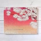 作品🌸【再販】『花咲くところに希望は咲く』 キャンバス プリント 桜 春 名言 風景画 アート パネル 絵 絵画 アクリル画 桜の絵 インテリア 【送料無料】                  