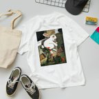 作品＜SUZURIにて販売中です！＞『あわてるウサギ 』スタンダードTシャツ（販売価格 2,882円・送料別）