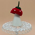 作品イチゴの帽子S～Mサイズ