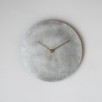 作品壁掛け時計−タイプ2/アルミニウム　minimal wall clock <DISK-type2> / aluminum