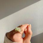 作品【再入荷】clear ring 《mint green》