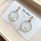 作品Sea Flower（White）イヤリング/ピアス