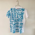 作品ROOT Tシャツ（Sサイズ／XLサイズ）白×ブルー