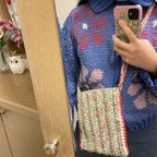 作品crochet colorful bag