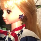 作品ドール用 ピアス  Flower