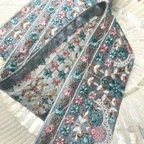 作品［50cm]1072C・インドシルク・インド刺繍リボン