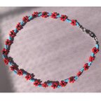 作品flower choker 〜red×blue〜