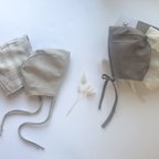 作品cotton linen⁂ ボンネット  