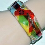 作品ガラスのブレスレット　、バングル　（ 11561-497）bracelet, bangle　ガラスのアクセサリー