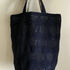 作品Grid Bag（Tree/Navy）