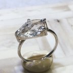 作品ハーキマーダイヤモンドラフロック　silver950 ring No.2【サイズ12.5号】