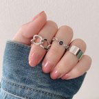 作品【Lulu Mina】chain ring[silver]
