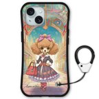 作品スマホケース  トイプードルオリジナルキャラクター(sakura)iPhone15/iPhone15pro/iPhone15plus等