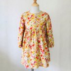 作品flower dress (110size)