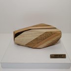 作品【02003】HOLZMUSTER　ホルツムスター　寄木　ウッドブロック　インテリアオブジェ　単体販売　大サイズ　