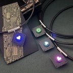 作品【電子部品】LEDが光るチョーカー