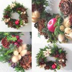 作品森からの贈り物 24㎝ 2021year wreath 