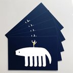 作品「developpe」POST CARD／5 sheet set
