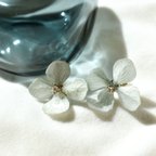 作品｢澄｣ 紫陽花 ピアス