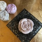 作品♡薔薇プレート♡エアコンクリップ♡