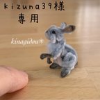 作品【kizuna39様専用】ミニチュア モール うさぎ (グレー)