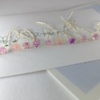 作品【 アクセサリーパーツ】芝桜10個セット