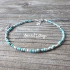 作品*sv925* Turquoise Bracelet ターコイズ＆カレンシルバー☆ユニセックス