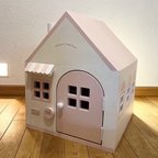 作品メーベルヒナナ　オリジナル　ピンク色　ペットハウス　ドッグハウス　キャットハウス　犬小屋