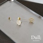 作品シンプルピアス　Tuyukusa（つゆくさ）真鍮ピアス Brass Brasspierce ピアス Pierce 真鍮アクセサリー 真鍮 2WAY