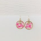 作品レジン          サークルピアス