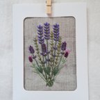作品flower paper photo frame (linen)