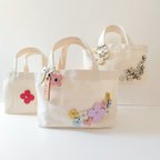 作品31色の本革フラワーから選べるオリジナルbag